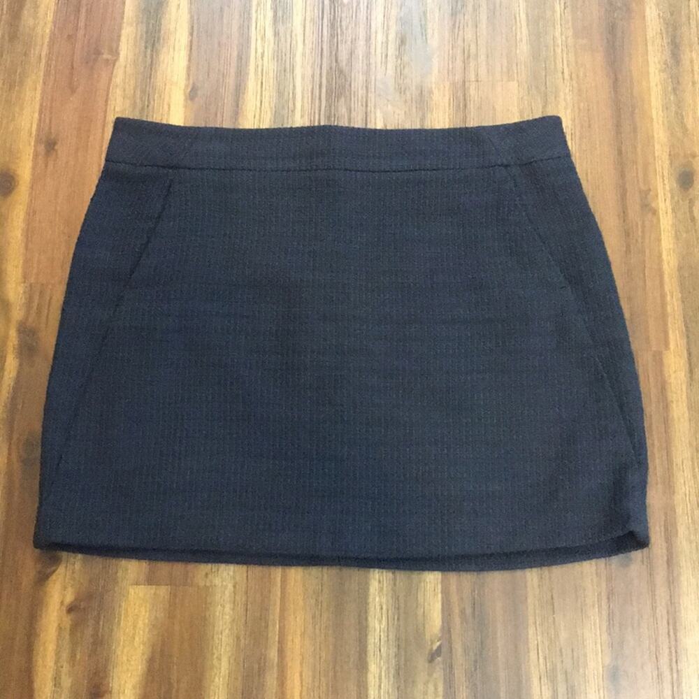 Ann Taylor Loft blue and black skirt